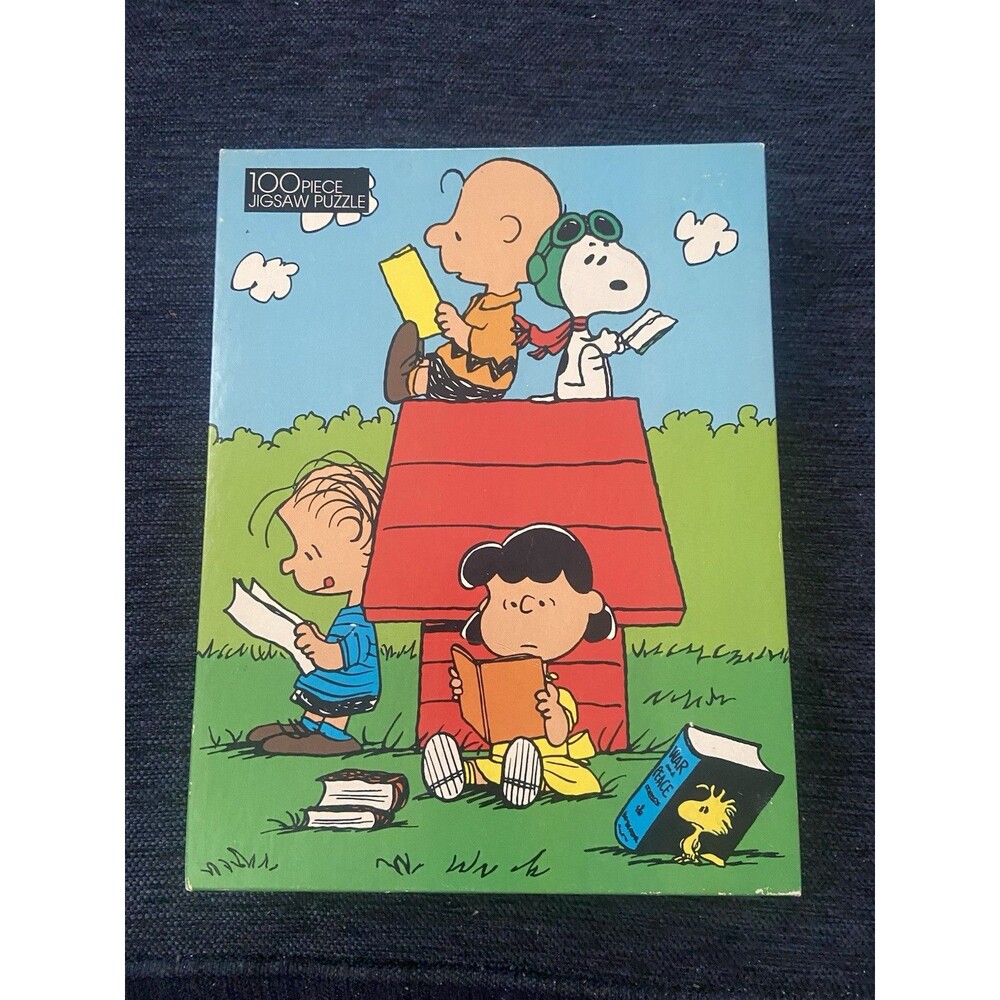 NEW Snoopy and Friends 100 Piece Jigsaw Puzzle Golden 11 1/2" x 15" Sealed New